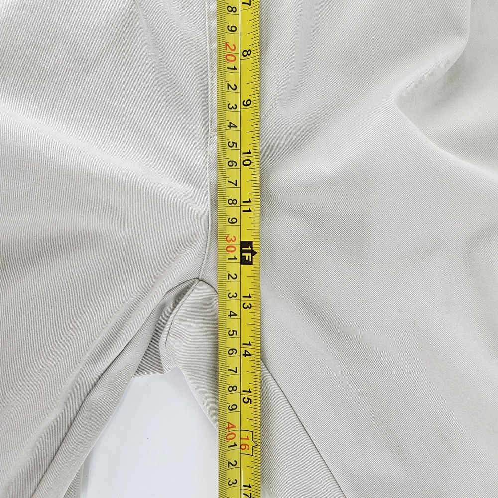Polo Ralph Lauren Andrew Pant Mens 36x30 Tan Khaki Pleated Chino Cotton Trousers - Picture 9 of 11